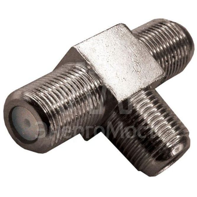 Переходник антенный 3-гнезда F тройник блист. Rexant 06-0022-A