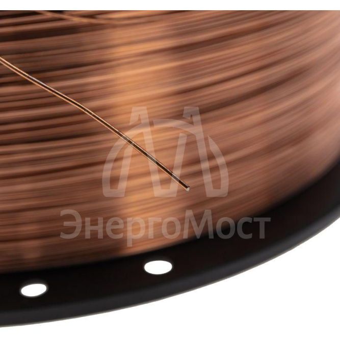 Проволока сварочная омедненная Св08Г2С-О (ER70S-6; SG2) 5кг 1.0мм D200 Kranz KR-11-0982-5