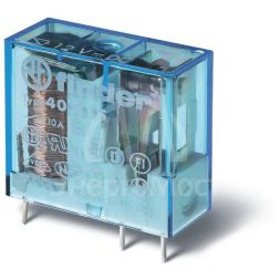 Реле миниатюрное универсальное электромеханич. монтаж на печатную плату или в розетку выводы с шагом 3.5мм 1CO 10А AgNi 12В DC RTII FINDER 403190120000