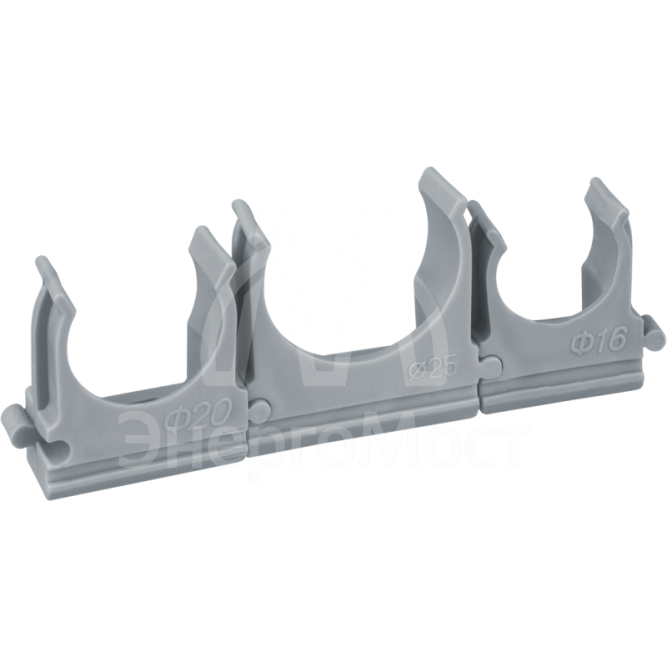 Клипса-держатель 20мм для труб 61 229 NCR-T-20-B100 (уп.100шт) Navigator 61229