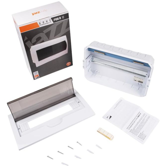 Бокс модульный встраив. PDB/R 1015 WH (ЩРВ-П-15) IP41 пластик. Pro JazzWay 5071797
