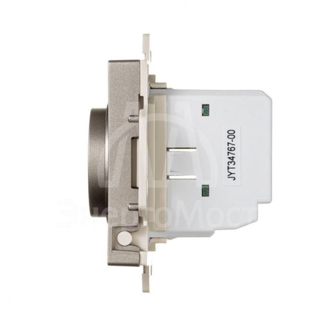 Механизм термостата ATLASDESIGN электрон. теплого пола с датчиком 10А шампань SchE ATN000535