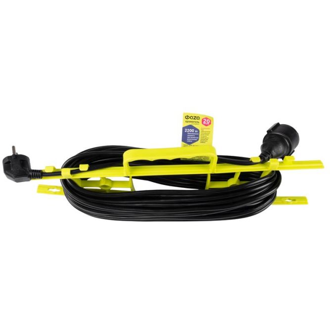 Удлинитель-шнур на рамке 1х20м с заземл. CSG100-2000 ФАZА 5063884