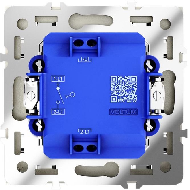 Выключатель 1-кл. СП S70 10А механизм шелк Voltum VLS010104