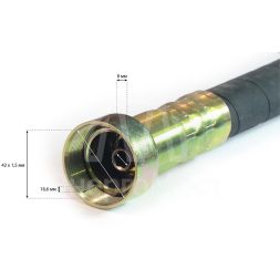 Гибкий вал ТСС ВВН-2/45 Ш (шестигранник)