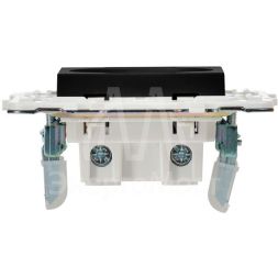 Розетка SKANDY 10А без заземл. без защ. шторок SK-R02Bl черн. IEK SK-R10-10-K02