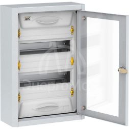 Корпус металлический ЩРн-24 УХЛ3 IP31 прозр. дверь TITAN 5 IEK MKM16-N-024-31-Z-U