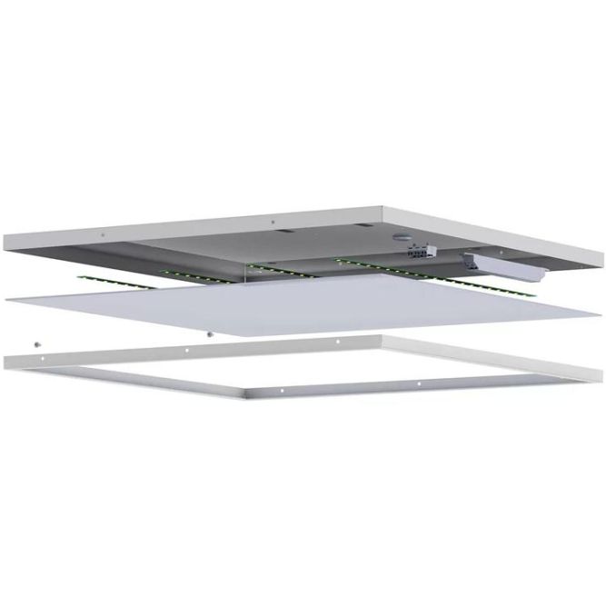Светильник светодиодный AVRORA-90 32 4000К IP20 588х588х25 CRI80 opal-sand встраив. грильято бел. CSVT ЦБ-00006944