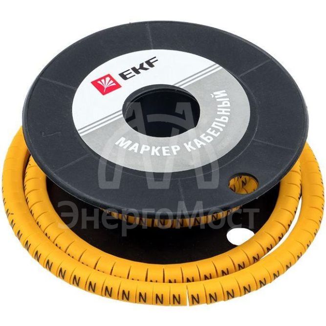 Маркер каб. 1.5кв.мм &amp;quot;4&amp;quot; (к-1000ед) (ЕС-0) EKF plc-KM-1.5-4