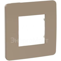 Рамка 1-м UNICA STUDIO песочн./беж. SchE NU280227
