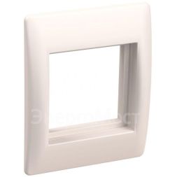 Рамка и суппорт универсальные на 2 мод. бел. IEK CKK-40D-RU2-K01
