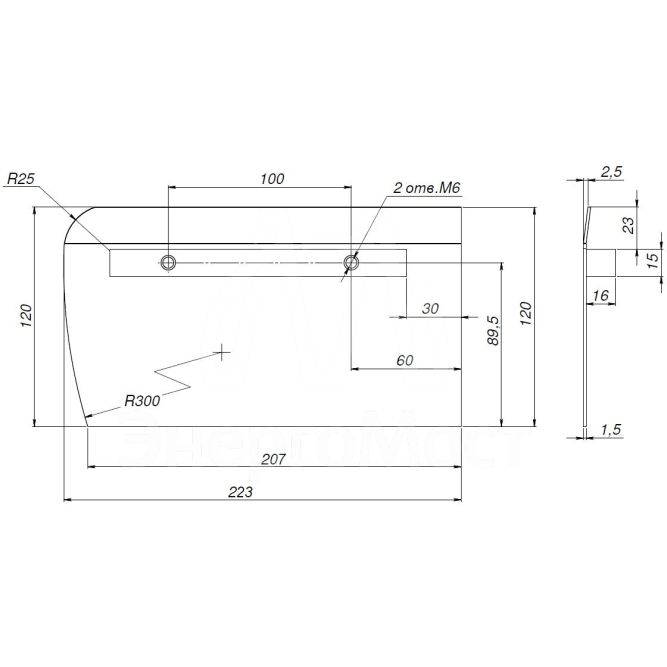 Лопасти для TSS DMR, DMD600 (к-т из 4 лопастей)