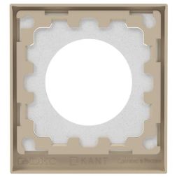 Рамка 1-м KANT IP44 ванильн. марципан DKC 7015942