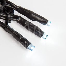 Гирлянда &amp;quot;ТВИНКЛ ЛАЙТ LED&amp;quot; (с контроллером 8 режимов) 10м 100LED 10Вт 220В IP54 бел. провод черн. ПВХ NEON-NIGHT 303-135