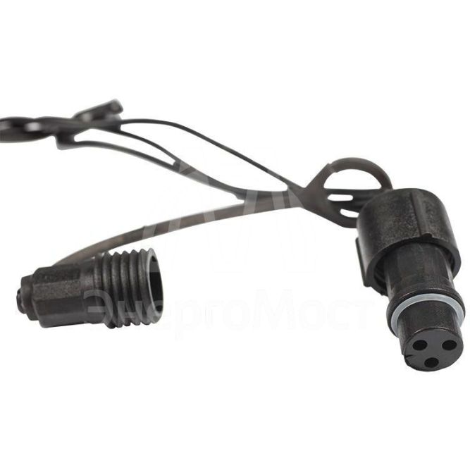 Гирлянда &amp;quot;ТВИНКЛ ЛАЙТ LED&amp;quot; (с контроллером 8 режимов) 10м 100LED 10Вт 220В IP54 бел. провод черн. ПВХ NEON-NIGHT 303-135