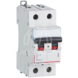 Выключатель автоматический модульный 2п C 16А 6кА DX3-E 6000 2мод. 230/400В Leg 407277