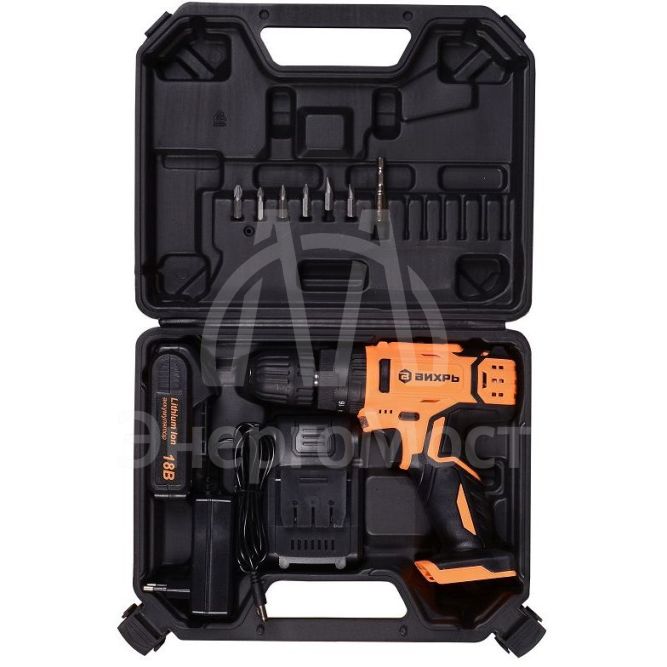 Дрель-шуруповерт Вихрь ДА-18Л-2КУ