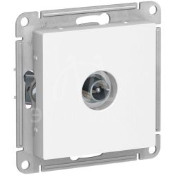 Розетка телевизионная TV AtlasDesign коннектор механизм бел. SE ATN000193