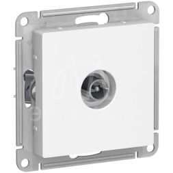 Розетка телевизионная TV AtlasDesign коннектор механизм бел. SE ATN000193