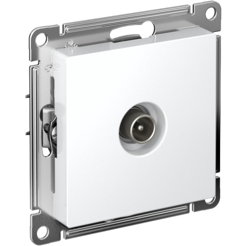 Розетка телевизионная TV AtlasDesign коннектор механизм бел. SE ATN000193