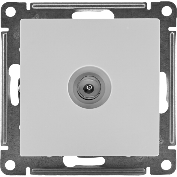 Розетка телевизионная TV AtlasDesign коннектор механизм бел. SE ATN000193