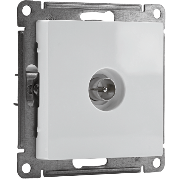 Розетка телевизионная TV AtlasDesign коннектор механизм бел. SE ATN000193