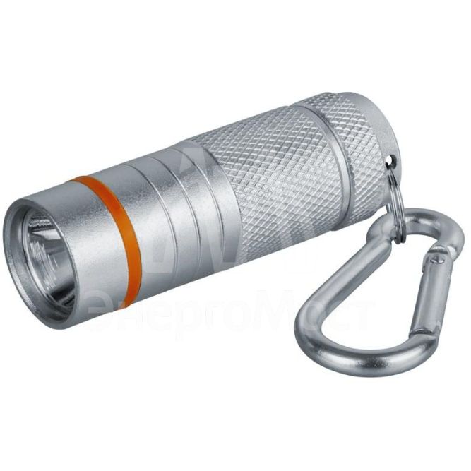 Фонарь 82 315 NPT-KC08-S-4LR44 брелок. алюм. 1LED (1Вт) 1 реж. серебр. NAVIGATOR 82315