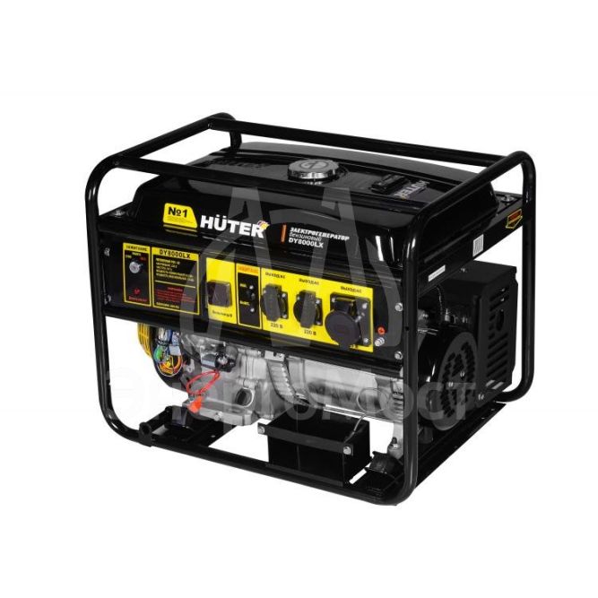 Портативный бензогенератор Huter DY8000LX
