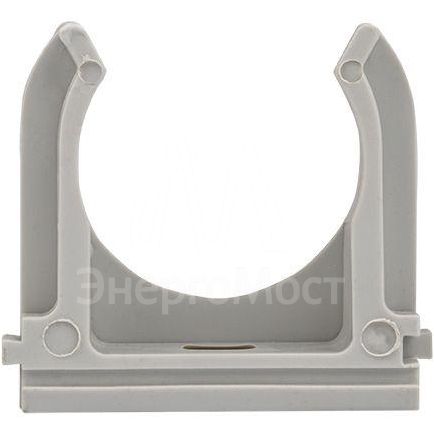 Держатель для труб (клипса) d32мм сер. (уп.10шт) Plast EKF derj-z-32n-r