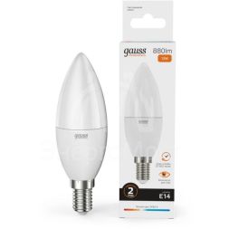 Лампа светодиодная Elementary Свеча 12Вт E14 3000К Gauss 33112