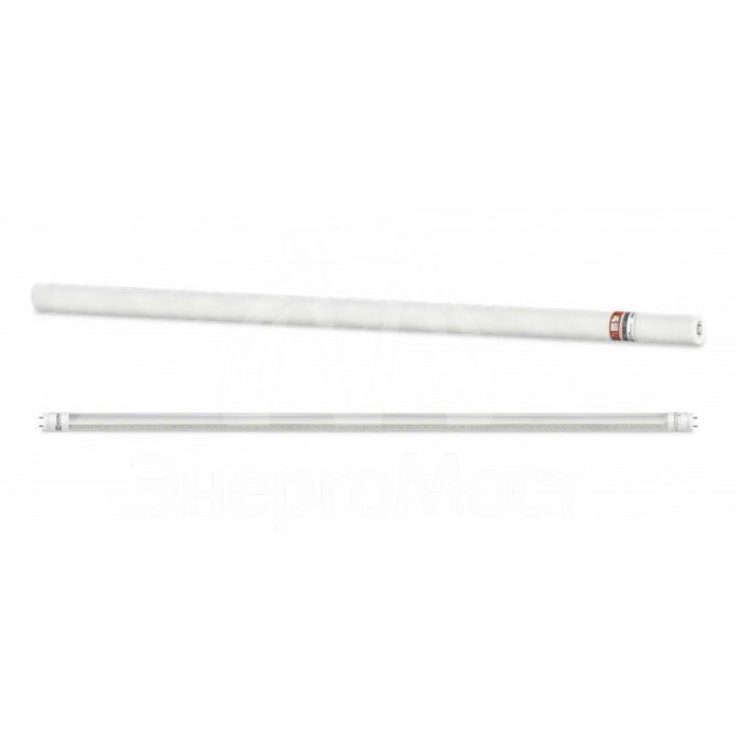 Лампа светодиодная LED-T8-П-PRO 20Вт 4000К G13 1620лм 230В 1200мм прозр. IN HOME 4690612030982