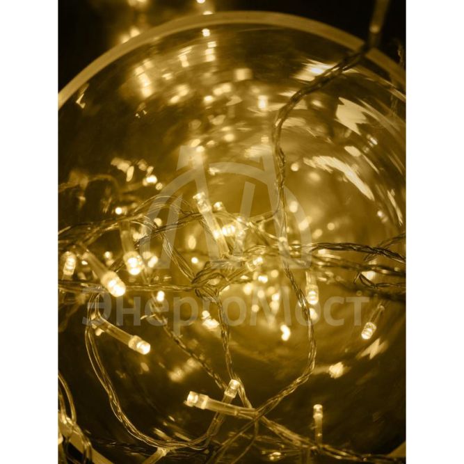 Гирлянда AC-G01-120Y 120LED 12.8м 8реж. 220В желт. ФАZА 5047631