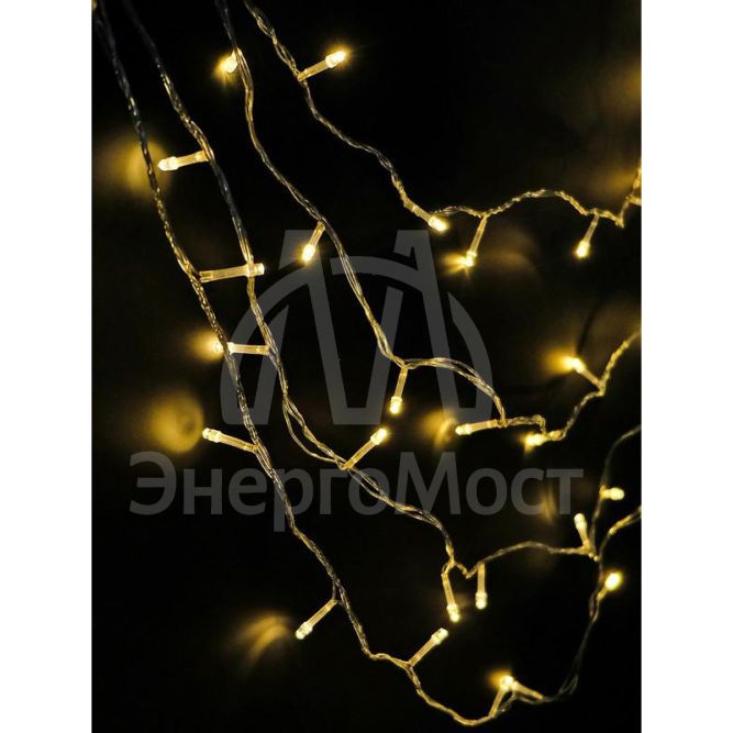 Гирлянда AC-G01-120Y 120LED 12.8м 8реж. 220В желт. ФАZА 5047631