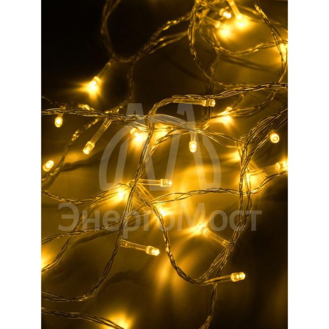 Гирлянда AC-G01-120Y 120LED 12.8м 8реж. 220В желт. ФАZА 5047631