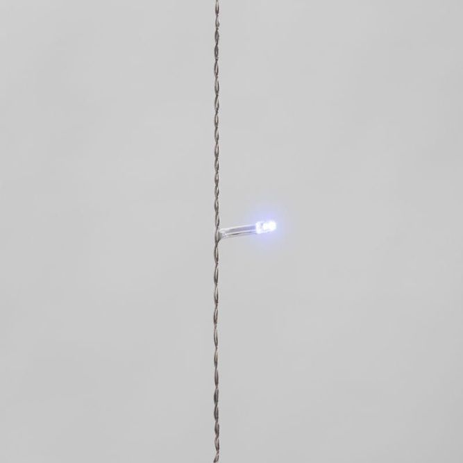 Гирлянда светодиодная занавес 1.5х1.5м 64 LED бел. прозр. ПВХ IP20 свечение с динамикой 220В не соединяется с контроллером Neon-Night 235-405
