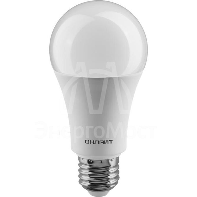 Лампа светодиодная 61 158 OLL-A60-20-230-4K-E27 грушевидная 20Вт ОНЛАЙТ 61158