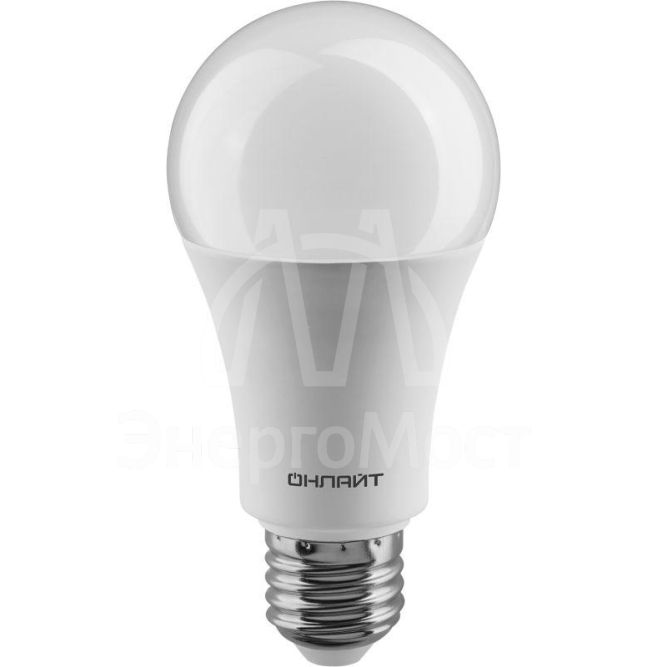Лампа светодиодная 61 158 OLL-A60-20-230-4K-E27 грушевидная 20Вт ОНЛАЙТ 61158