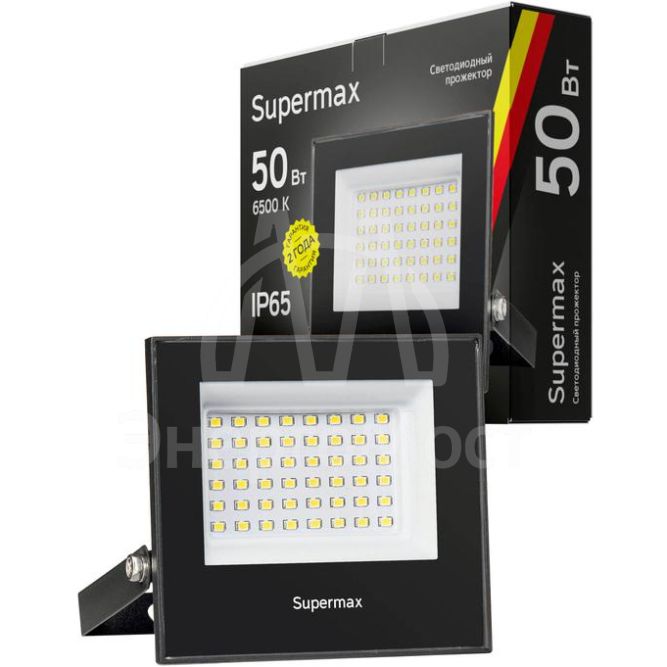 Прожектор светодиодный Supermax SPR 50Вт 6500К 5000лм IP65 КОСМОС S_PR_LED_50