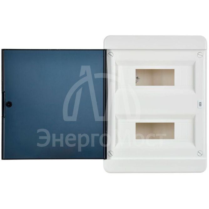 Корпус пластиковый ЩРН-П-24 IP41 черн. прозр. дверь TEKFOR IEK TF5-KP12-N-24-41-K01-K03