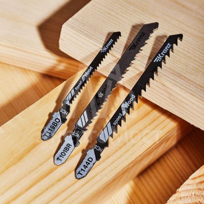 Набор полотен для электролобзика № 3 T144D/T101BR/T119BO 3шт Kranz KR-92-0322