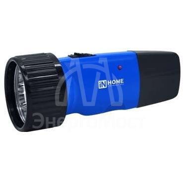 Фонарь аккумуляторный ручной MLA 01-C 5LED 120лм 6ч 2 реж. з/у 230В син. IN HOME 4690612031743