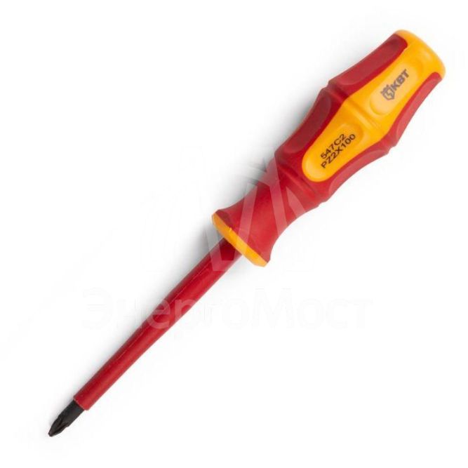 Отвертка диэлектрическая &amp;quot;Профи&amp;quot; PZ2х100 КВТ 78614