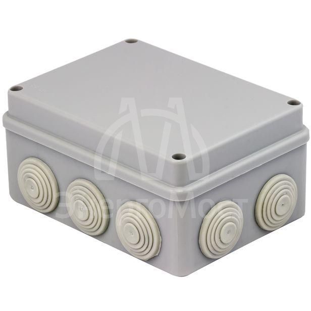 Коробка распаячная КМР-050-041 пылевлагозащ. 150х110х70 10 мембранных вводов уплот. шнур PROxima EKF plc-kmr-050-041