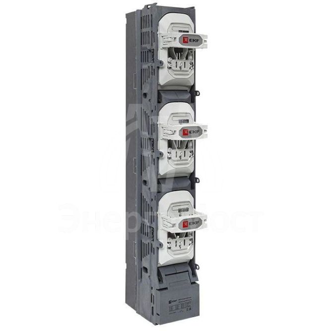 Выключатель-разъединитель УВРЭ v2 верт. (185мм) 630А пофазный под ППН габ.3 PROxima EKF uvre2-v-630-p