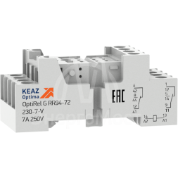 Розетка для реле OptiRel G RR94-74-230-7-V КЭАЗ 281171