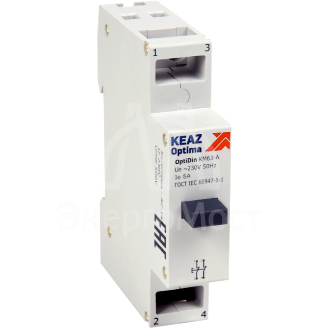 Кнопка управления мод. OptiDin KM63 A 20 УХЛ3 КЭАЗ 138899