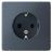 Розетка ArtGallery 16А с заземл. механизм грифель SE GAL000743