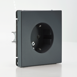 Розетка ArtGallery 16А с заземл. механизм грифель SE GAL000743