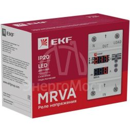 Реле напряжения и тока с дисплеем MRVA 40А PROxima EKF MRVA-40A