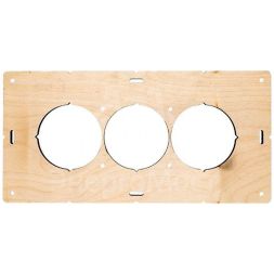 Шаблон для подрозетников c 3 отв. d68мм Expert EKF sh-d68-3